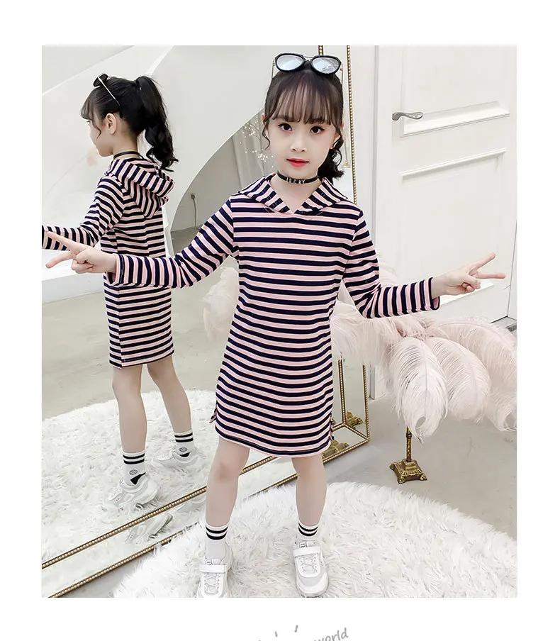 

Girls Clothes Set Autumn 2021 New Long Sleeve Hooded Two-piece Children Suits Kids Clothing Little Girl Vest Sets 5-12 years