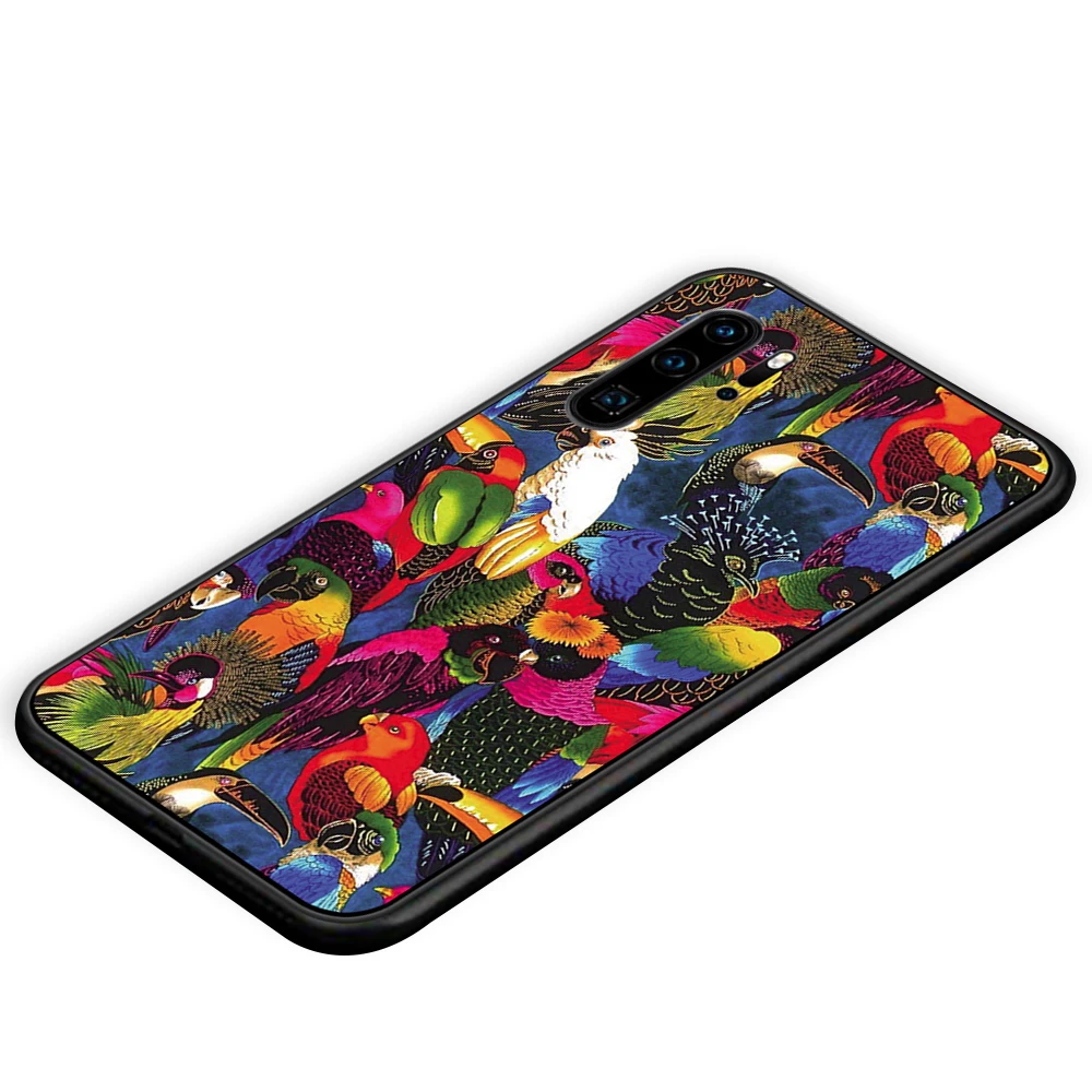 Девчачьи обои черные ТПУ чехлы накладки для Huawei P40 P30 P20 P10 Mate 10 20 30 Pro Lite - купить по