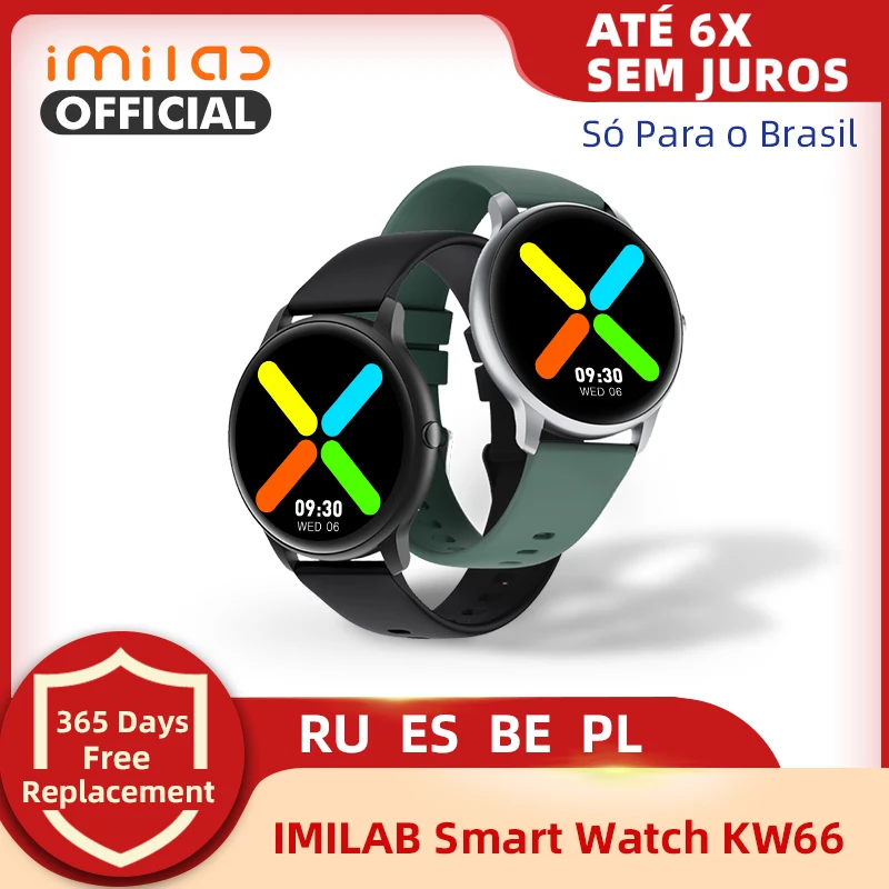 Глобальная версия оригинальный IMILAB Смарт часы Bluetooth 5 0 SmartWatch сердечного ритма