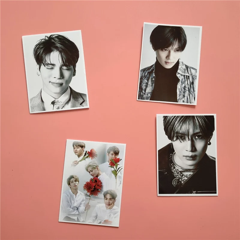 

16pcs/set KPOP SHINee Photo Card Self Made Paper Lomo Card Photo Card HD Photocard Fans Gift Collection