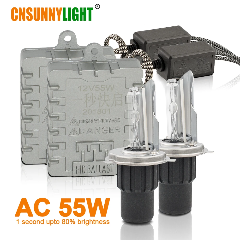 Тип СВЕТОДИОДА направленного света CNSUNNYLIGHT-Быстрый старт 55 Вт H4 Hi/короче спереди и