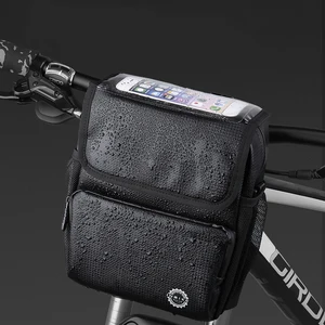 handlebar bike accessories phone case travel articles waterproof goods luggage bag on the steering wheel things bicycle front free global shipping