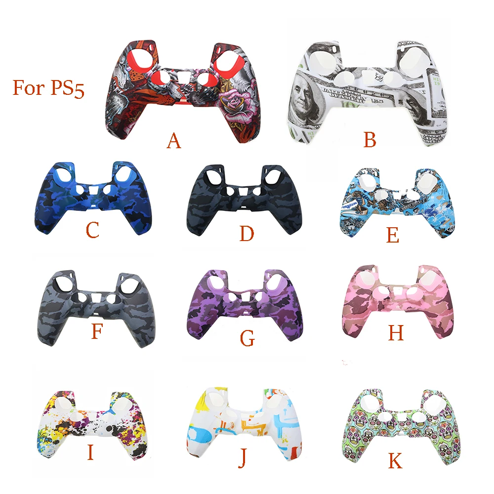 Силиконовый чехол JCD для контроллера PS5 защитный геймпада Playstation 5 защита