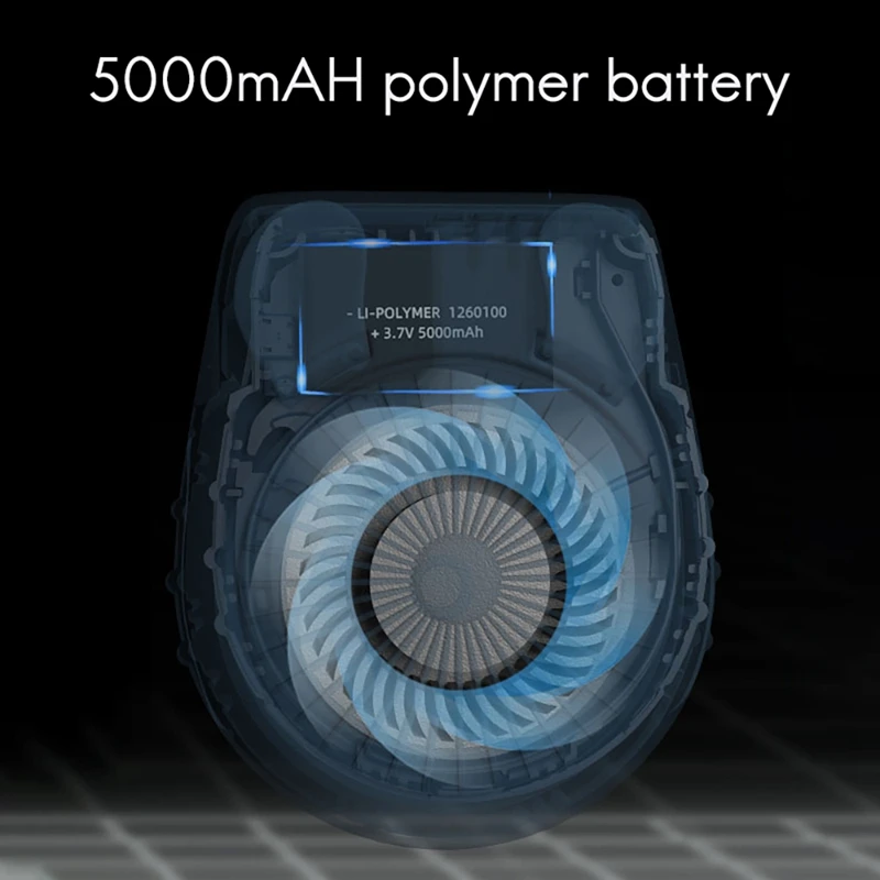 

Mini Portable Fan Waist Clip Fan USB Rechargeable for Outdoor Working Camping Fishing