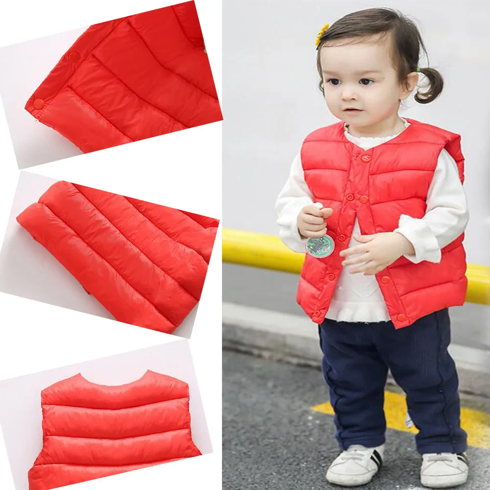 Детский жилет куртка без рукавов детская одежда жилеты для мальчиков хлопковый