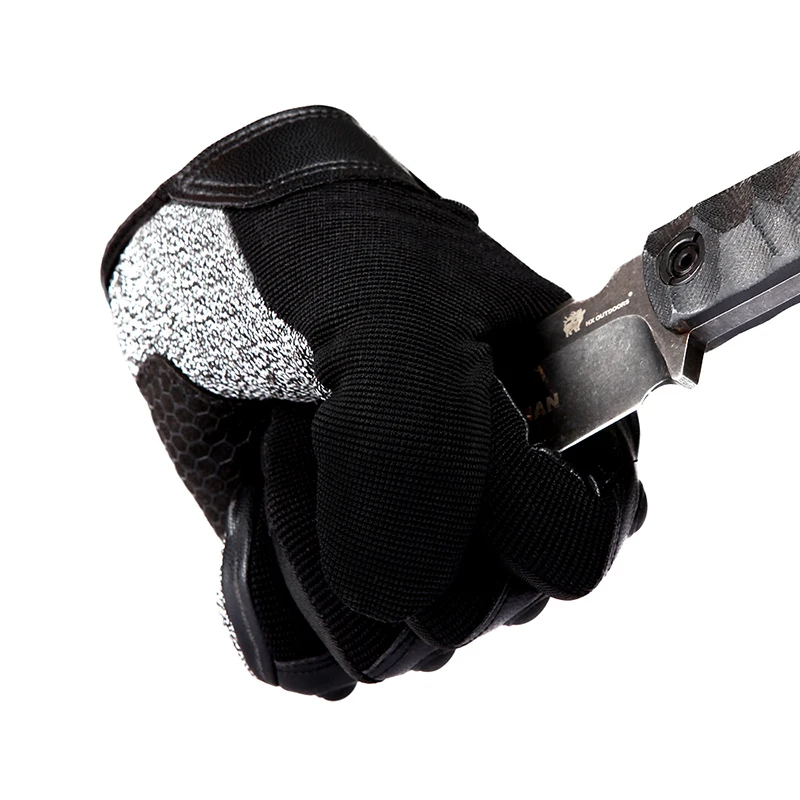 구매 PAVEHAWK-5A 칼 방지 전술 장갑 블랙 마이크로 화이버 가죽 여름 겨울 육군 군사 작업 체육관 장갑, 운전 장갑