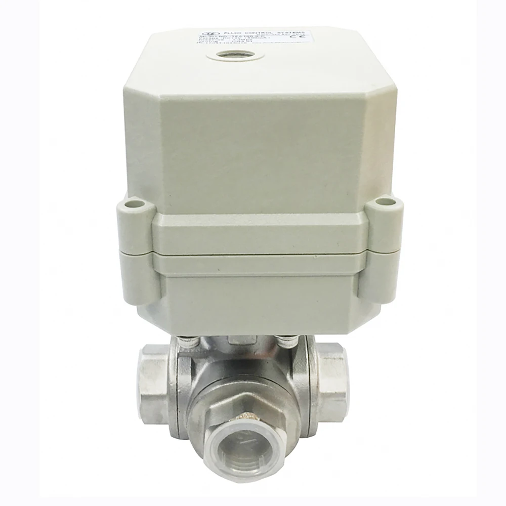 Флюоресцентный обратный клапан тройной DN20 L/T тип BSP/NPT 3/4 дюйма шаровой из
