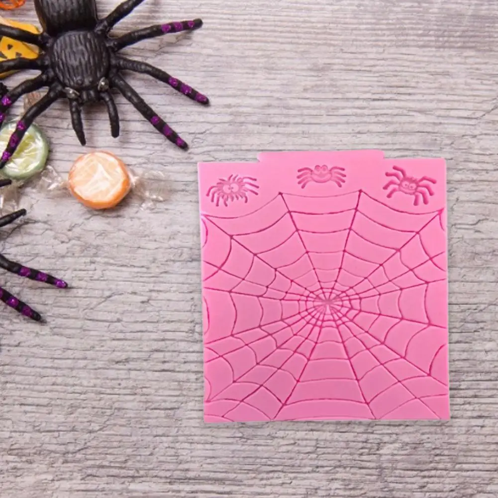 3D Паук силиконовая форма сделай сам Хэллоуин искусственная шоколадная для