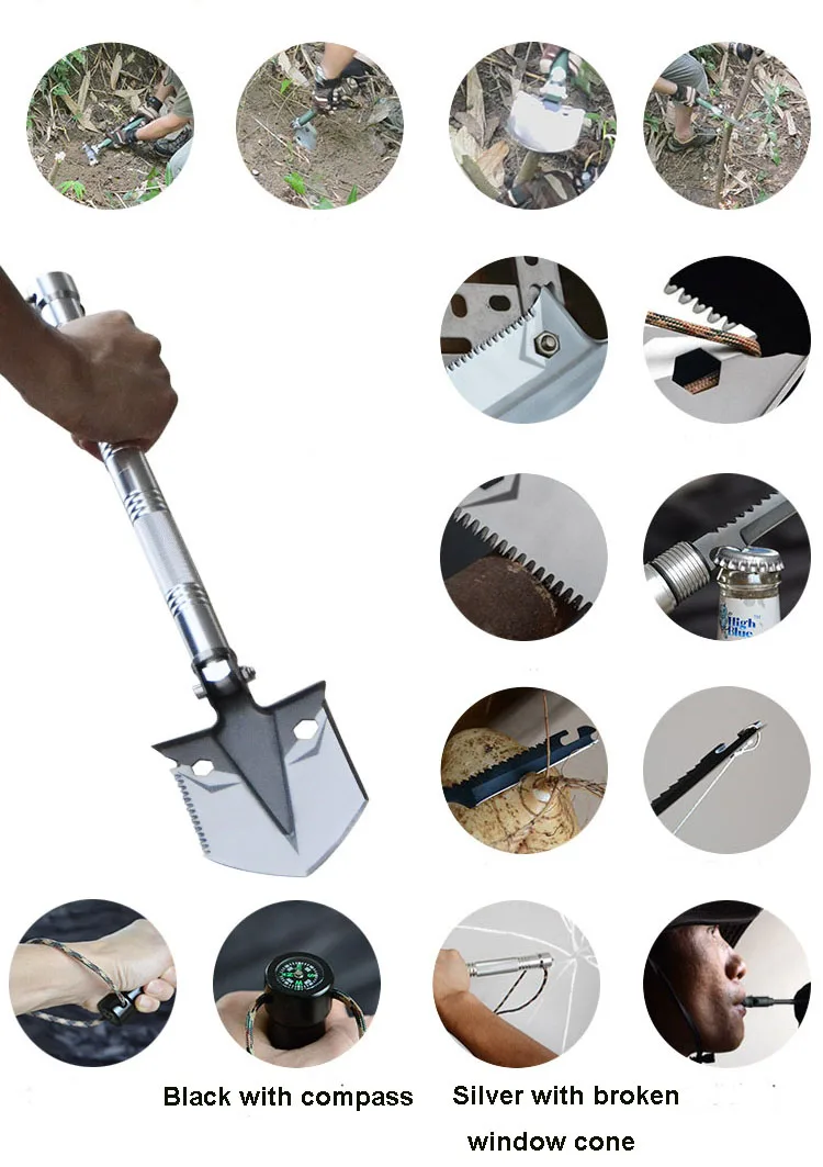 Многофункциональная лопата для активного отдыха туризма путешествий