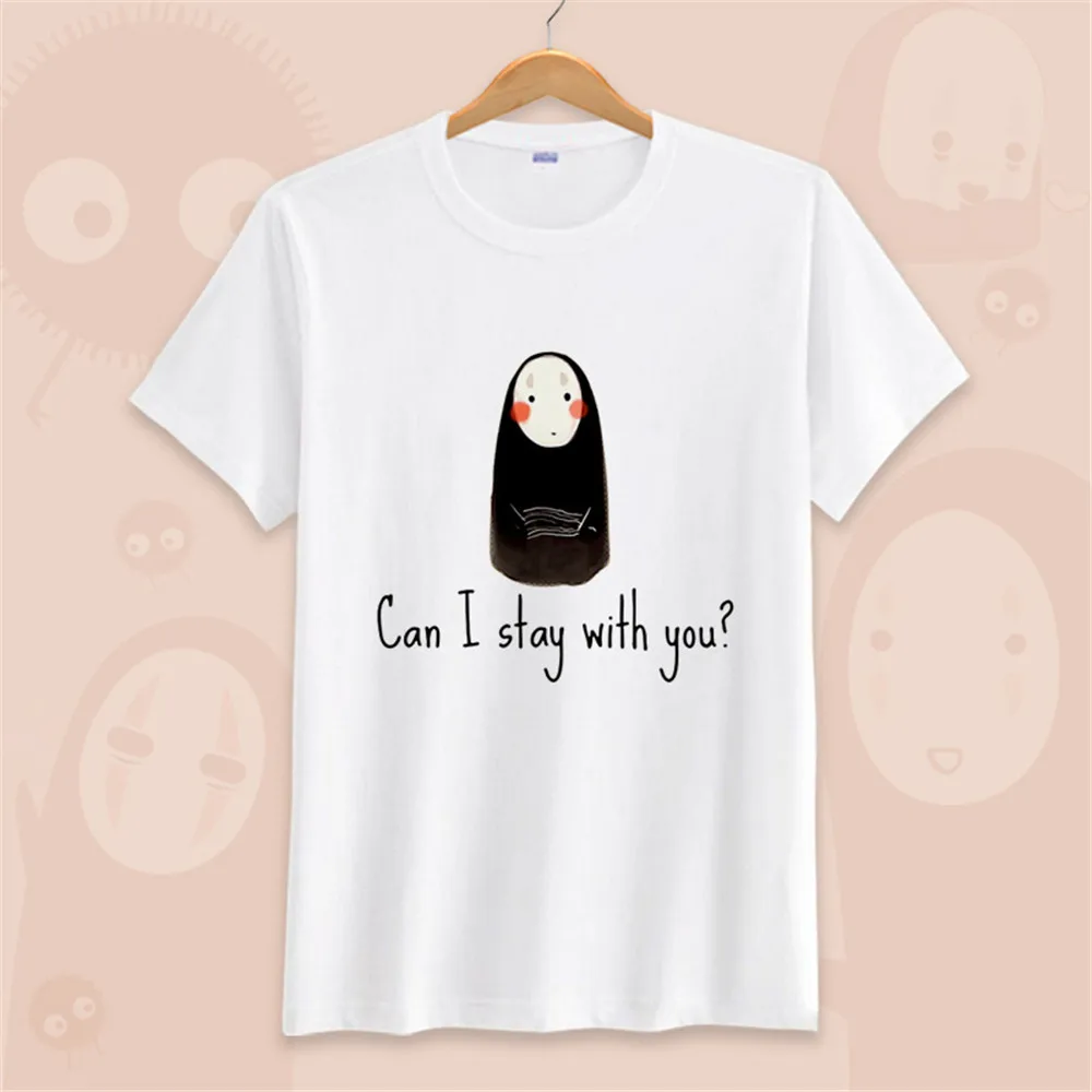 T-shirts Spirited Away Cosplay O-Neck Short Sleeve Costumes ogino chihiro Print Shirts Tops Summer Tees for adult kid | Тематическая