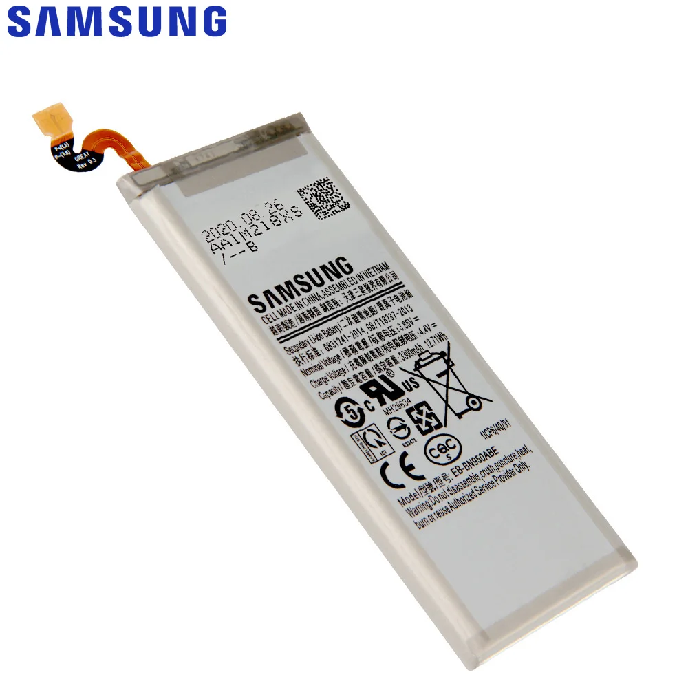 SAMSUNG оригинальный аккумулятор EB BN950ABE BN950ABA для Samsung GALAXY Note 8 Note8 N9500 N9508 SM N950F проект