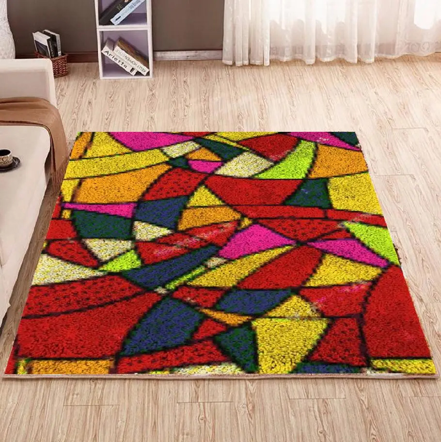 

Latch Hook Kits DIY Carpet Rug Bohemian style Plush Wall Tapestry Kits Crochet Floor Mat Chunky Yarn Cushion Hobby & Crafts