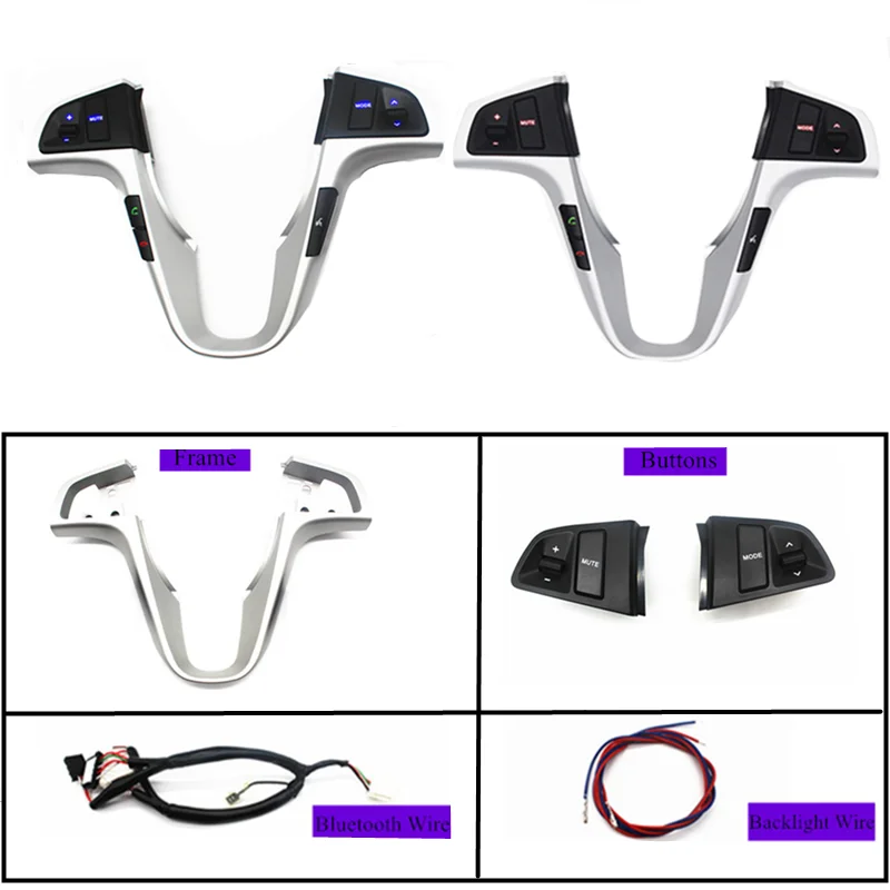 1 шт. многофункциональные кнопки управления аудио на рулевое колесо для Hyundai VERNA