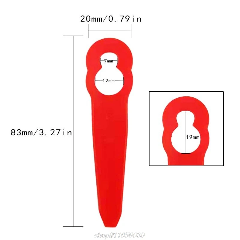 

8pcs Plastic Trimmer Blades for stihl PolyCut 2-2 FSA 45 Lawnmower Grass Easy Trim Trimmer Garden Tools J18 21 Dropshipping