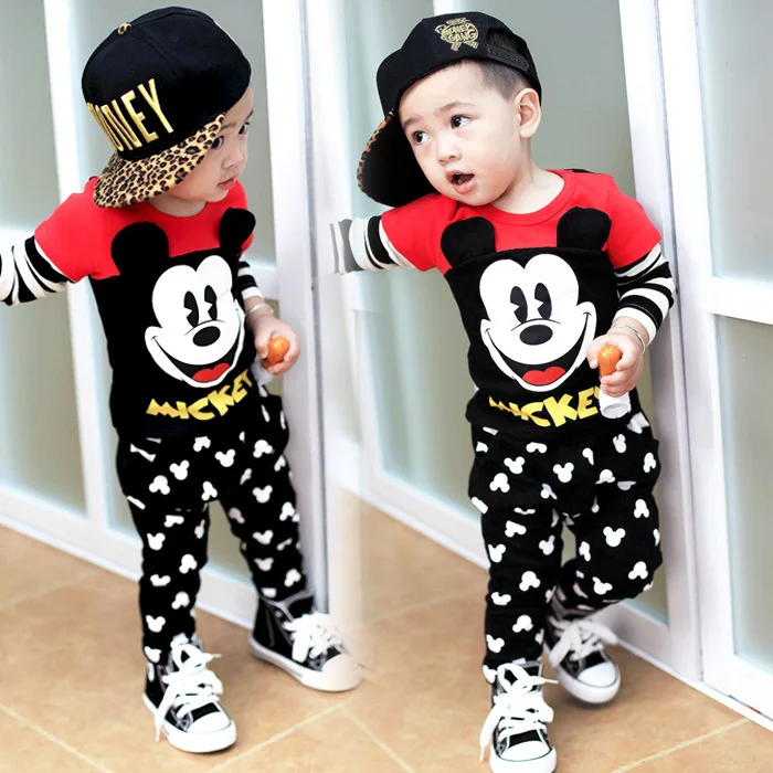 Boys Spring Set Cotton Child Korean Children's Clothes Baby Long Sleeve Two-piece Boy 2018 | Детская одежда и обувь