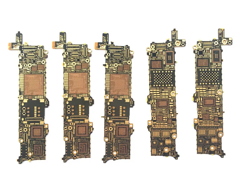 Обнаженная материнская плата для iPhone 4S 5 5C 5S 6 6Plus 6S 6splus 7 7P 8 8P X тест световая