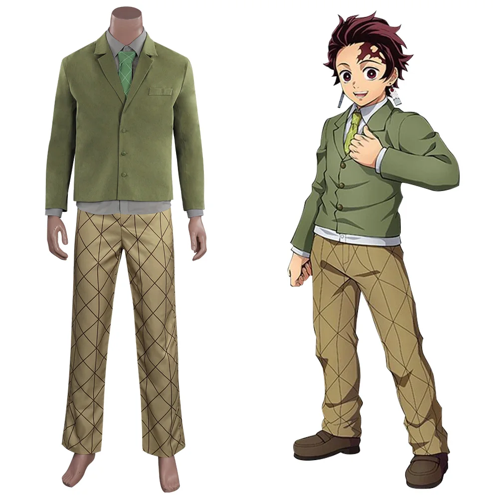 

Костюм для косплея из аниме «рассекающий демонов» киметсу (no Yaiba Kamado Tanjirou)