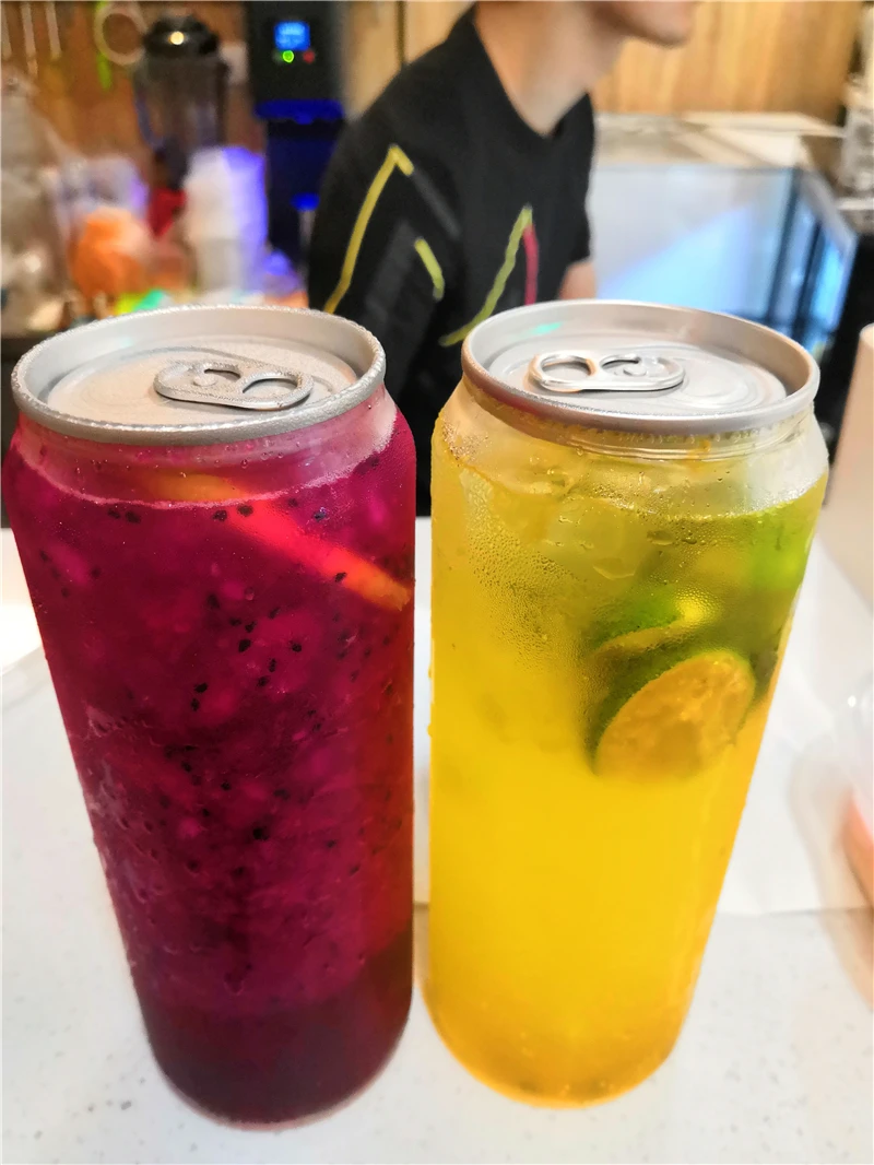 100 шт. ПЭТ чашки бутылки для банки запайки 500 мл прозрачная банок|Вакуумные