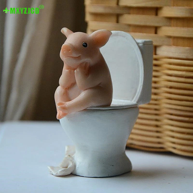 

Миниатюрные детские игрушки в виде поросенка для дома и сада