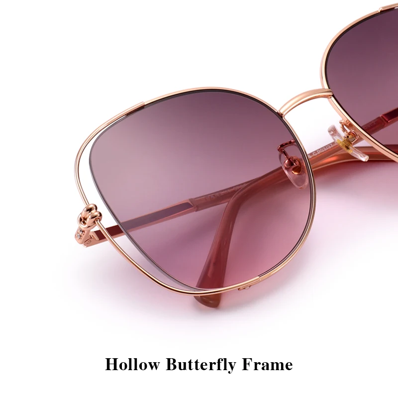 PARZIN Butterfly Sunglasses Women Outdoor Driving Goggle Diamond Sun Glasses Oversized Hollow Lunette De Soleil Femme | Аксессуары для