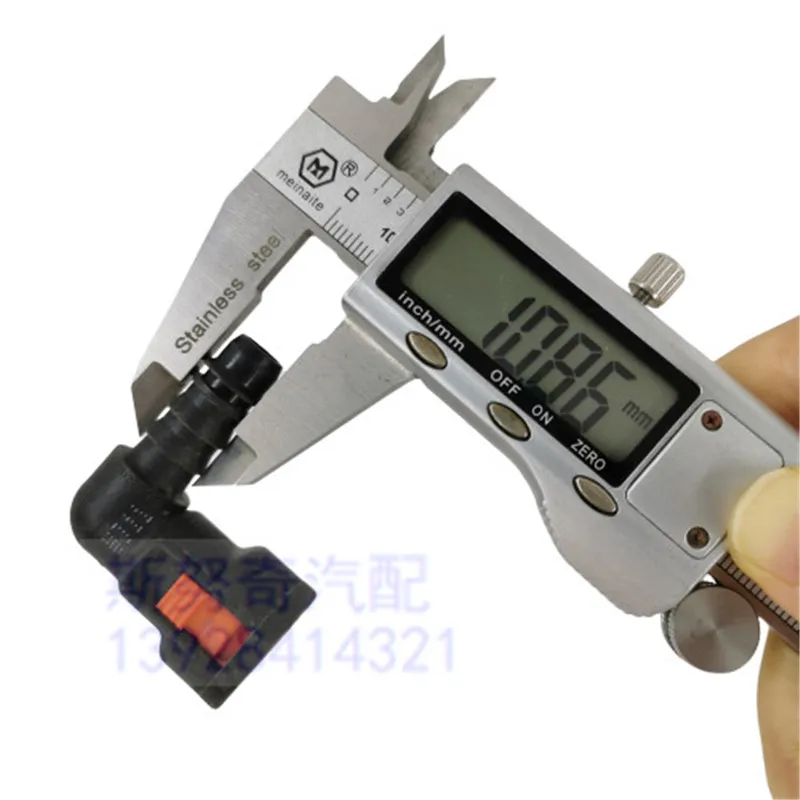 9 49 мм ID8 90 градусов быстроразъемный пластиковый соединитель топливной линии для