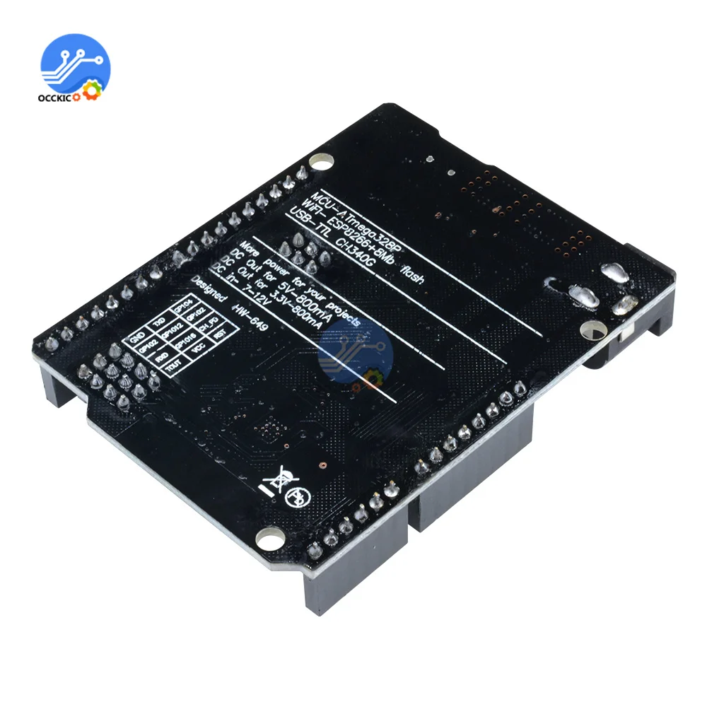 

+WiFi R3 ATmega328P+ESP8266 (32Mb memory) USB-TTL CH340G For Arduino , NodeMCU, WeMos ESP8266 One New Arrival
