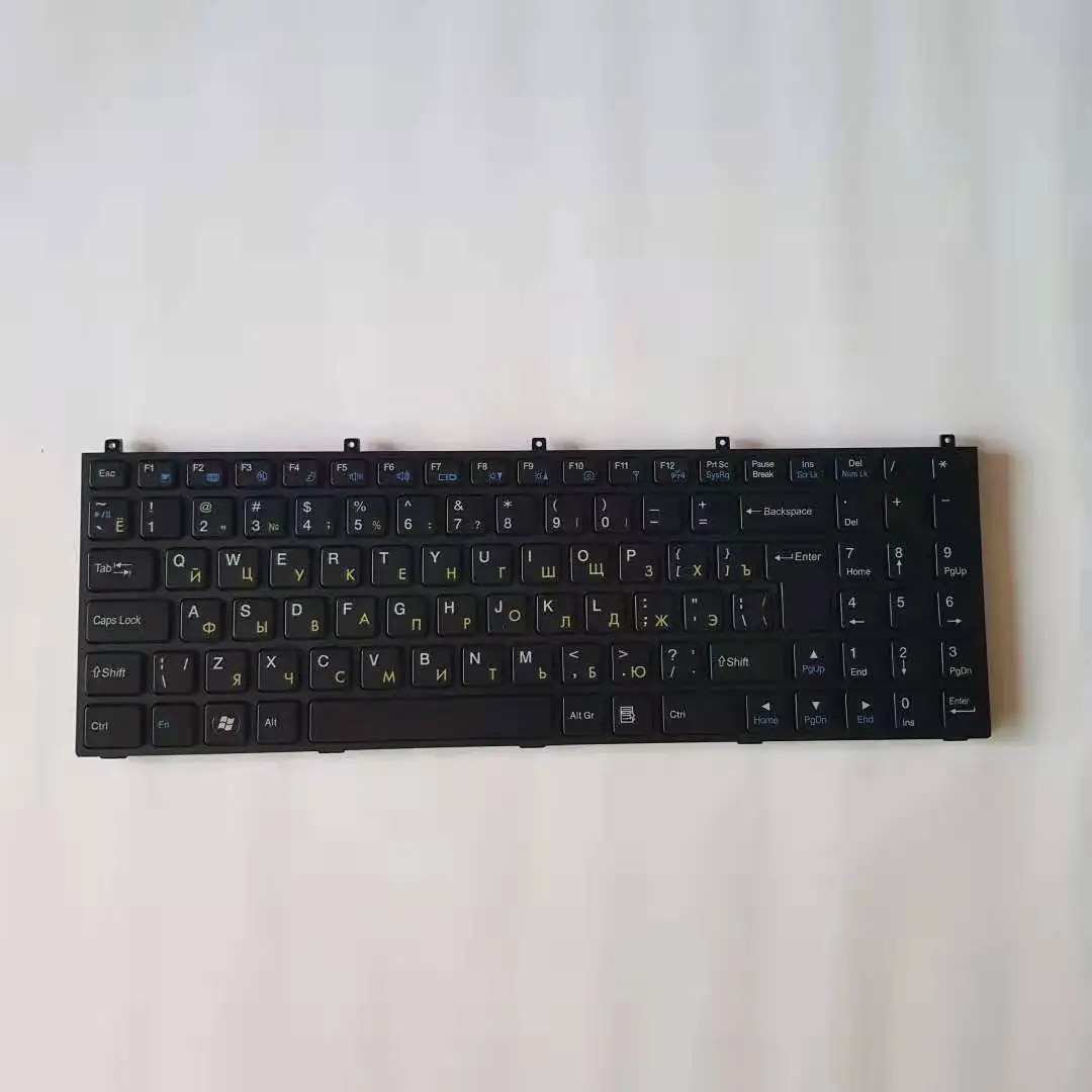 Русская клавиатура для Clevo W76 W760 W762 W765 P150 P150HM P170HM P151EM W150 W150HRM W150ER W170ER E713X M980NU M98NU W765T |
