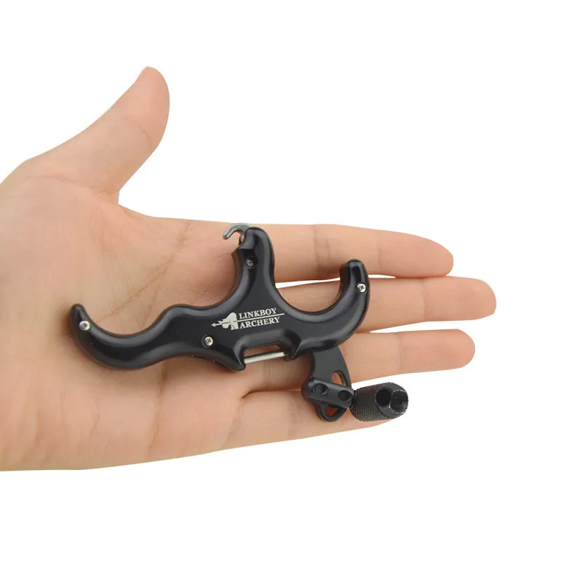 1 шт. триггер для стрельбы из лука 3 пальца ручка большого суппорт L/R