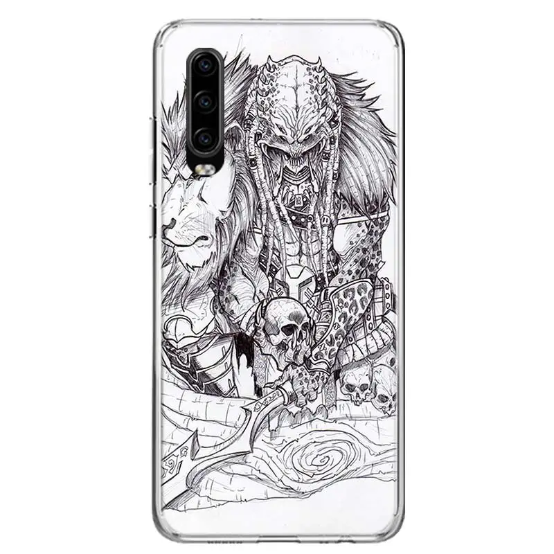 Чехол для телефона Alien Predator Huawei P40 P30 P20 P10 Mate 10 20 30 Lite Pro P Smart Z Plus 2019 2018 | Мобильные