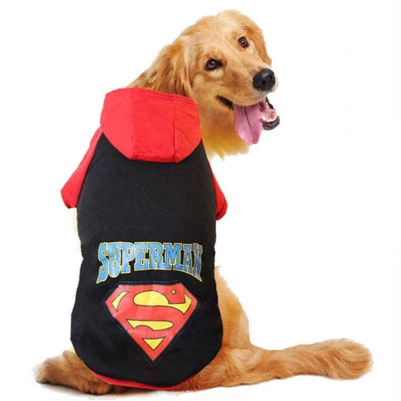 

Large Dog Sweatshirt Winter Designer Pet Hoodie Clothes for Labrador French Bulldog Chihuahua Fashion Big Dog Clothing