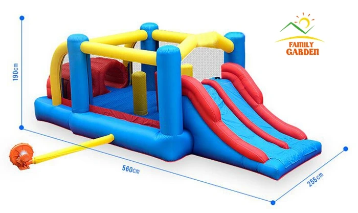 Туннельный надувной батут с воздушной надувкой|house|obstacleobstacle course |