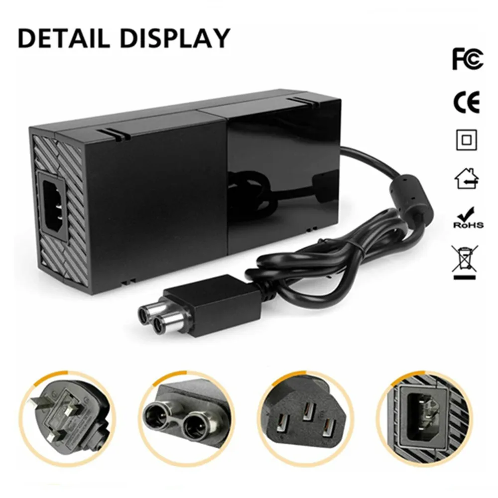 

For Xbox One Console AC Charger Power Supply Mains Brick Charging Cable100-240V