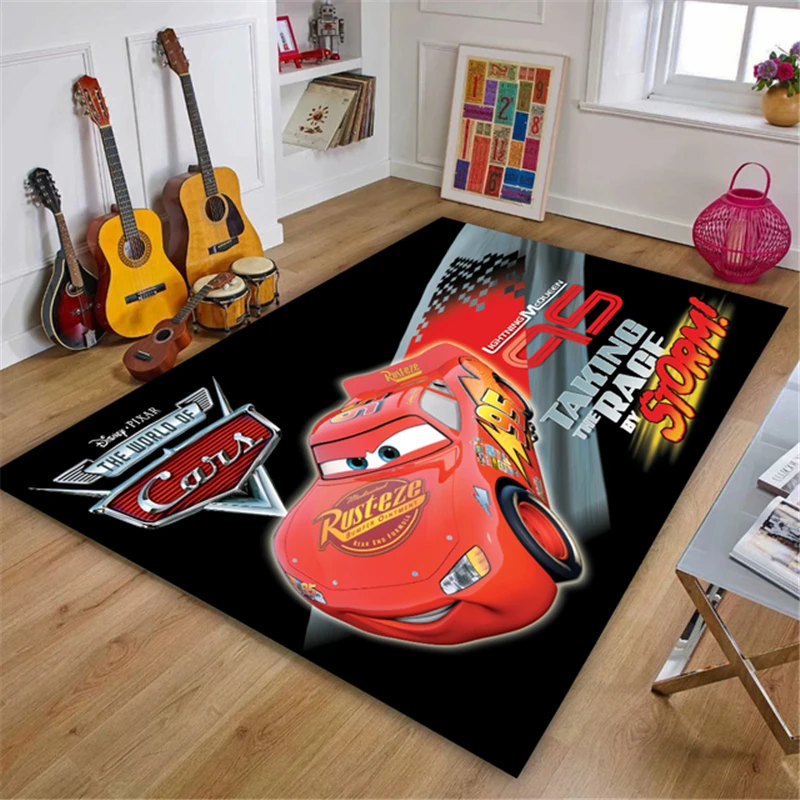 

80x160cm Disney McQueen Baby Playmat Rugs for Boys Bedroom Bedroom Carpet for Boys Kitchen Mats Baby Activity Gym