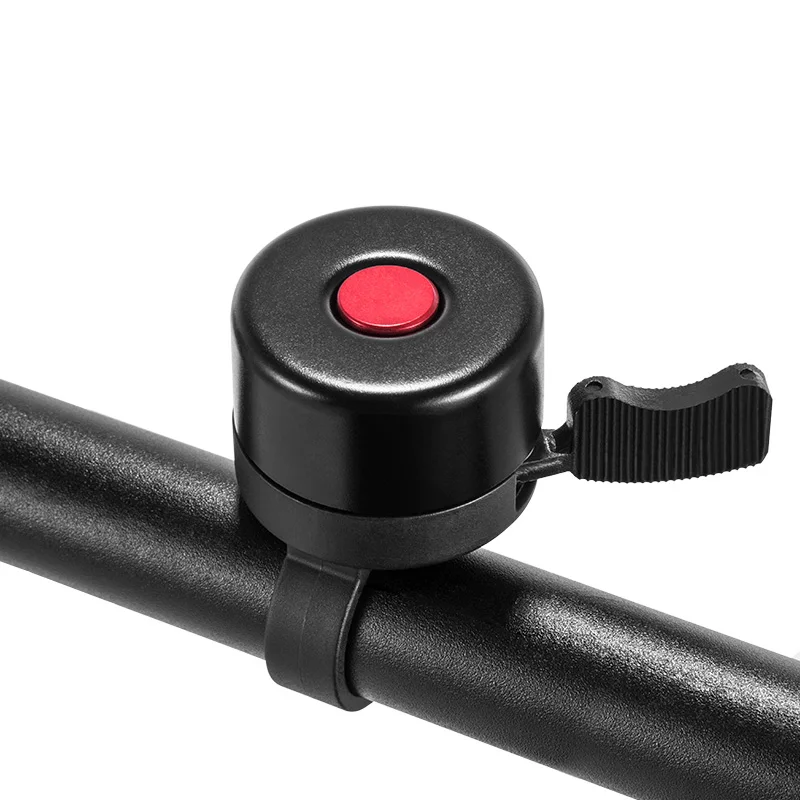 Black ROCKBROS мини велосипедный Звонок Портативный MTB дорожный велосипед кольцо из медного сплава Сверхлегкий Руль классический велосипедный рог аксессуары для велоспорта - Цвет: Black
