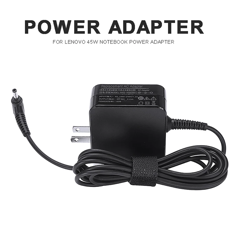 

For Lenovo Laptop 1pc Universal AC/DC 100-240V Power Supply Adapter Portable Notebook Wall Charger US Plug Pohiks