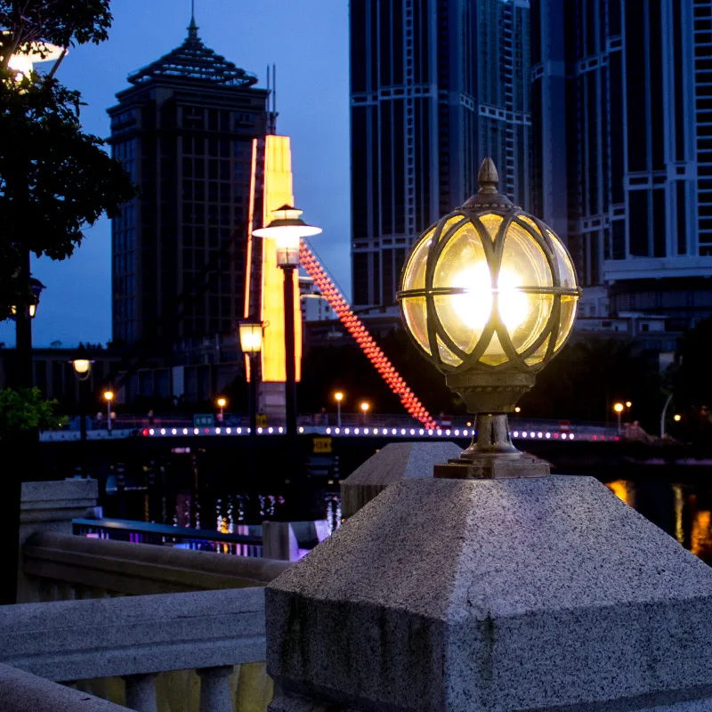 Уличный водонепроницаемый ландшафтный светильник в европейском стиле лампа для