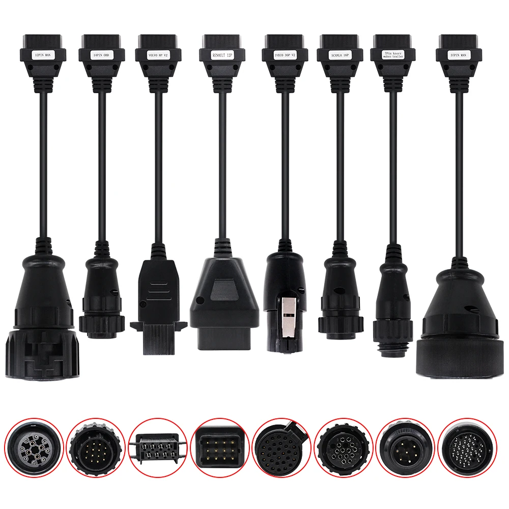 Диагностический инструмент OBD2 для багажника автомобиля 8 кабелей CDP TCS PRO PLUS Snooper |