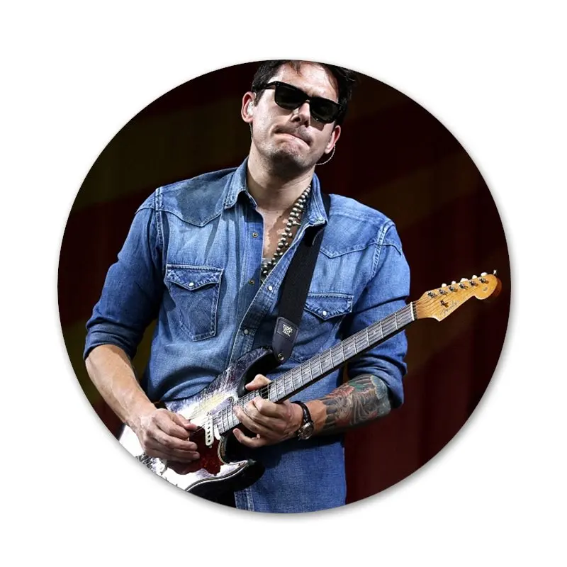 Значки John Mayer Bluetooth значки металлические для телефона диаметром 58 мм | Дом и сад