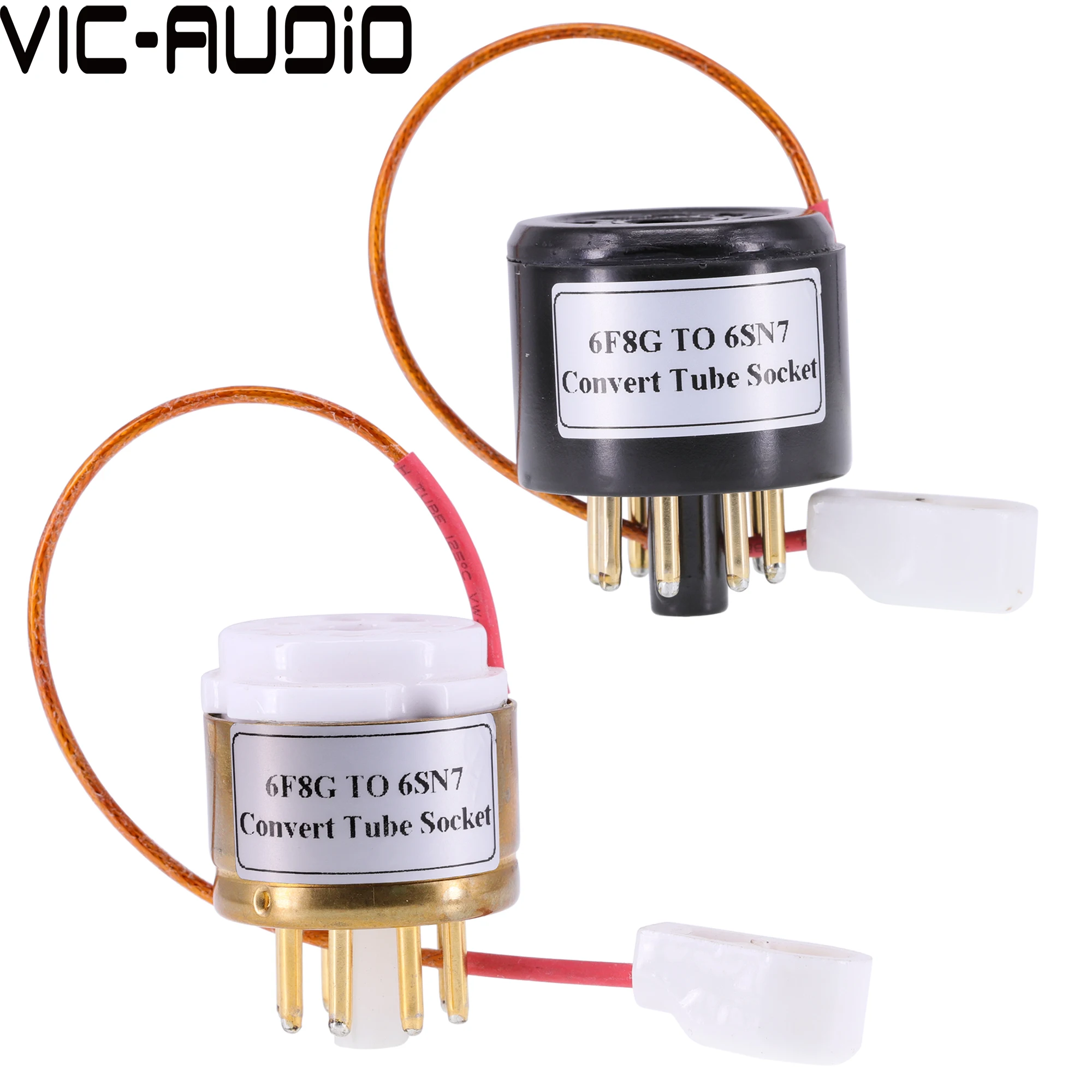 

1 шт. 6F8G (сверху) на 6SN7 (снизу) трубка от 8pin до 8Pin DIY фотоадаптер конвертер розетки