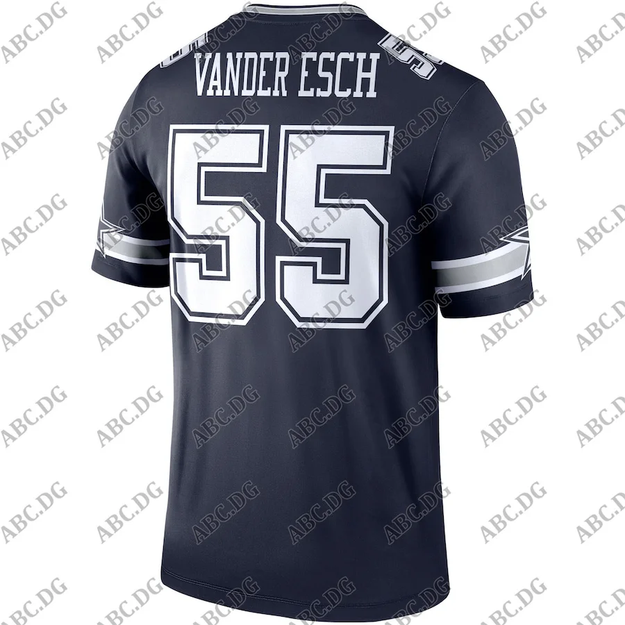 

Customized Stitch American Football Jersey Men Women Kid Youth Dallas Leighton Vander Esch Navy Legend Player Jersey
