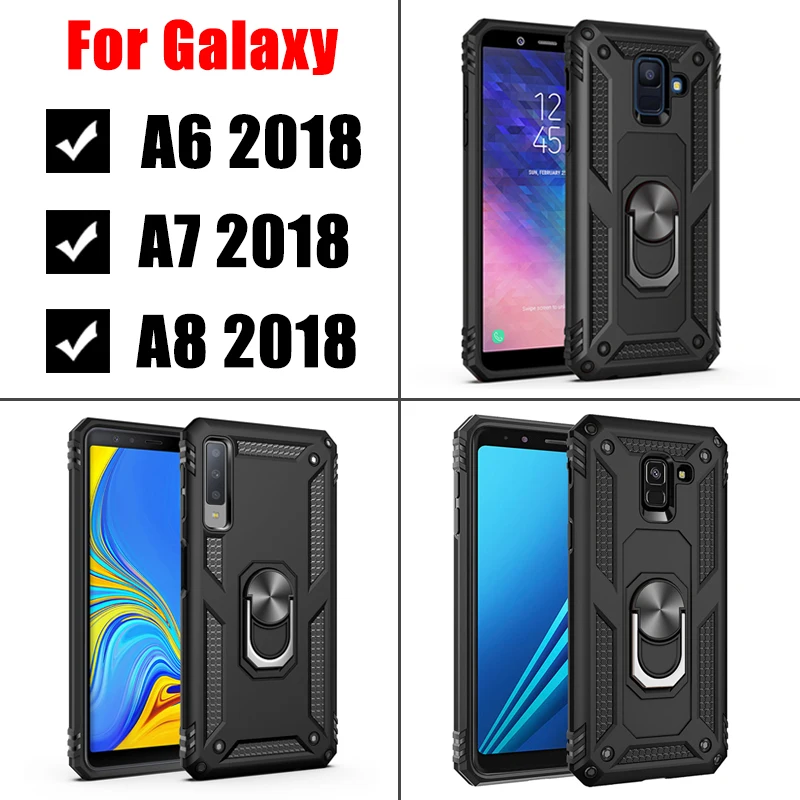 A8 2018 Чехол ударопрочный защитный чехол для samsung Galaxy A6 A7 A62018 сверхпрочный s A 6 7 8
