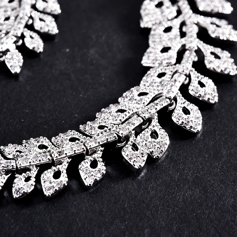 

European and American fashion micro-inlaid zircon earrings temperament earrings