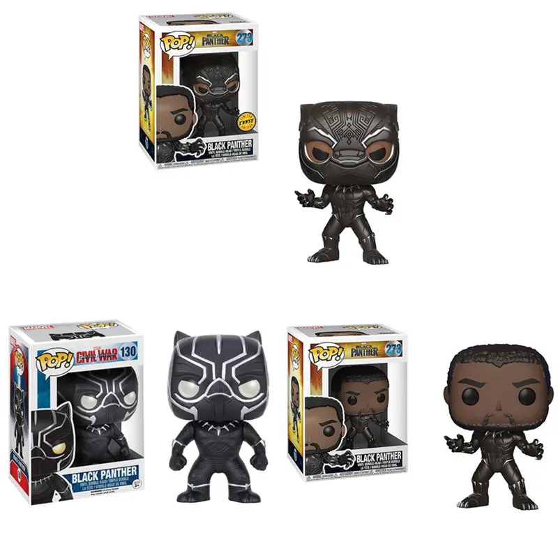 FUNKO POP аниме Marvel Черная пантера виниловые экшн Коллекционные Фигурки Игрушки