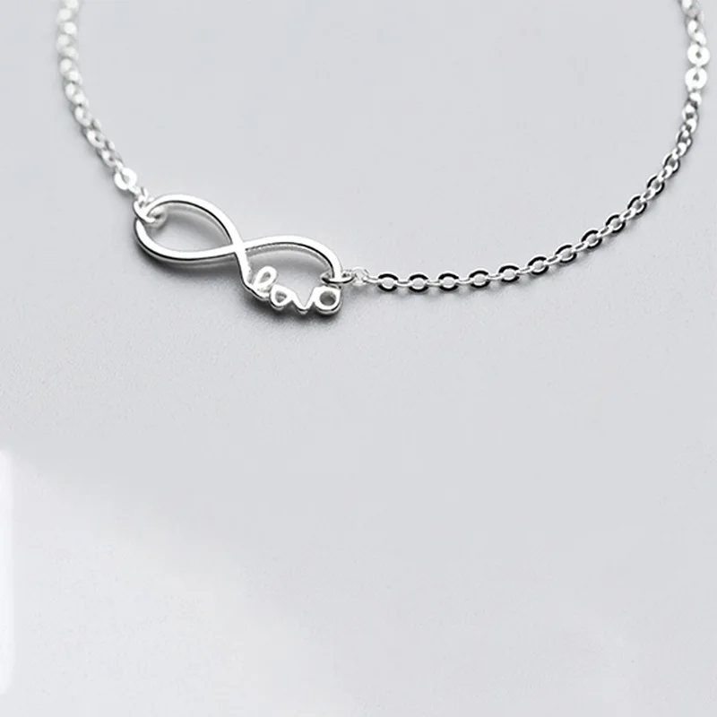 Сердце 925 стерлингового серебра браслет цепь для ног и цепочкой на щиколотке с