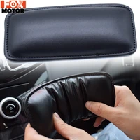 cushion pillow knee pad car interior seat cushion leather universal thigh support seat knee support for bmw peugeot car stickers