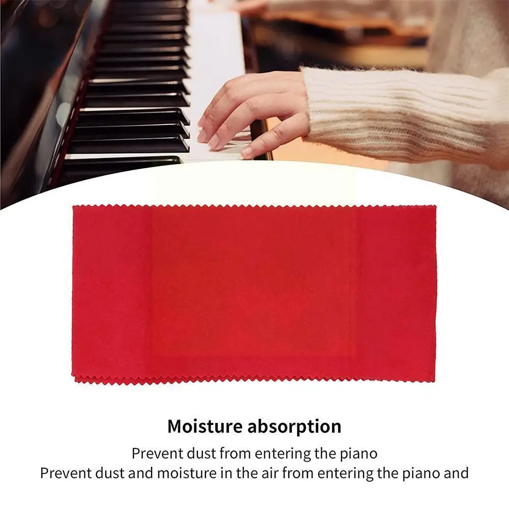 

Flannel Piano Board Anti-dust Cover Cloth For Any 88 Piano Cleaning Care Musical Instruments Piano Learning Piano Tu M2c2