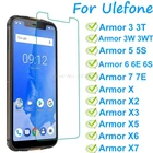 Закаленное стекло для Ulefone Armor 3 5 6 7 X X2 X3 X5 X6 X7 Pro, защита экрана, Взрывозащищенная Передняя пленка для телефона, защитное стекло