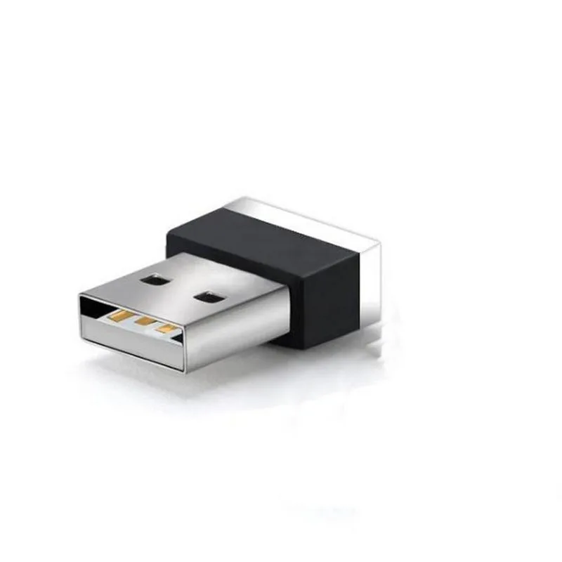 1 шт., автомобильный USB светодиодный светильник, декоративная лампа, аварийное освещение, универсальный портативный пк, подключи и работай
