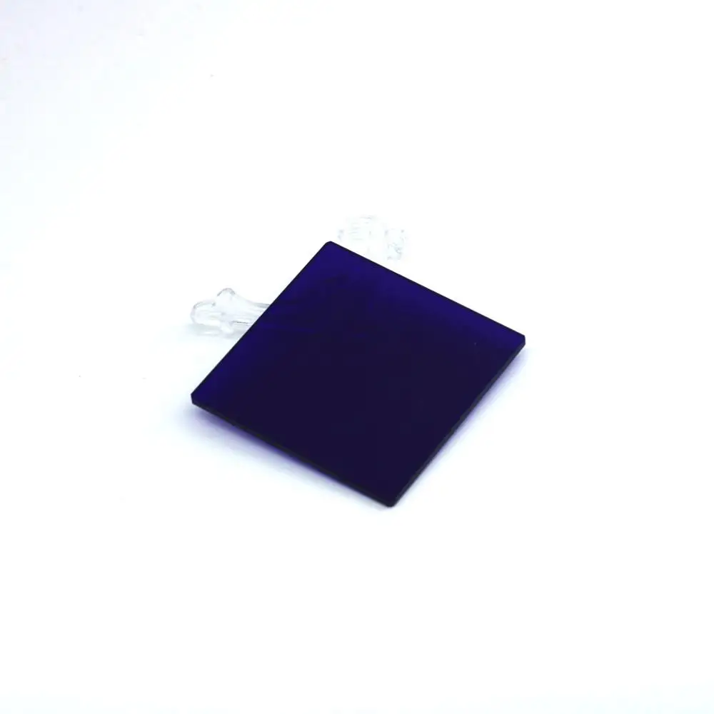 

size 60x60mm B-390 ZB1 violet filter glass