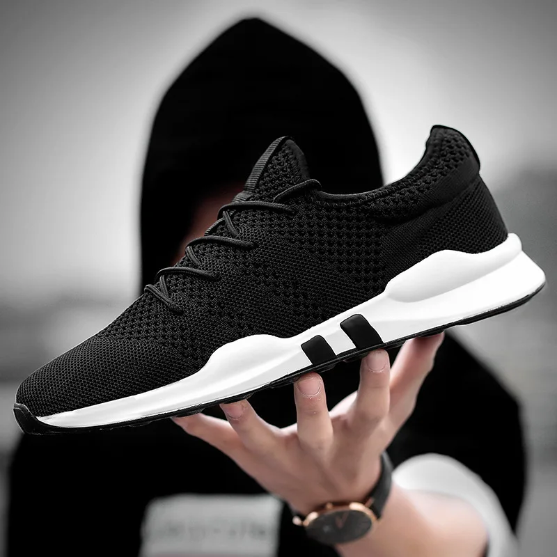 

Mens Fashion Outdoor Men Sneakers High Quality Casual Breathable Shoes Mesh 2020 New Soft Jogging Tennis Male Summer Shoes